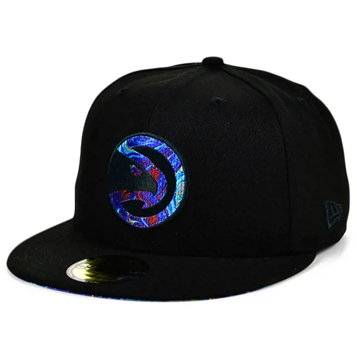 CASQUETTE 59FIFTY NBA ATLANTA HAWKS TIE-DYE HUILE NOIRE