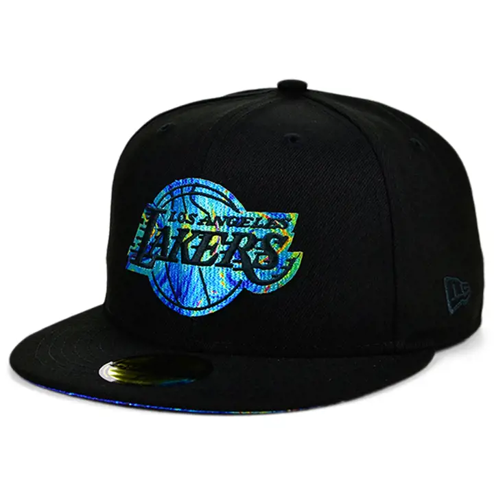 LOS ANGELES LAKERS NBA OIL DYE 59FIFTY blk