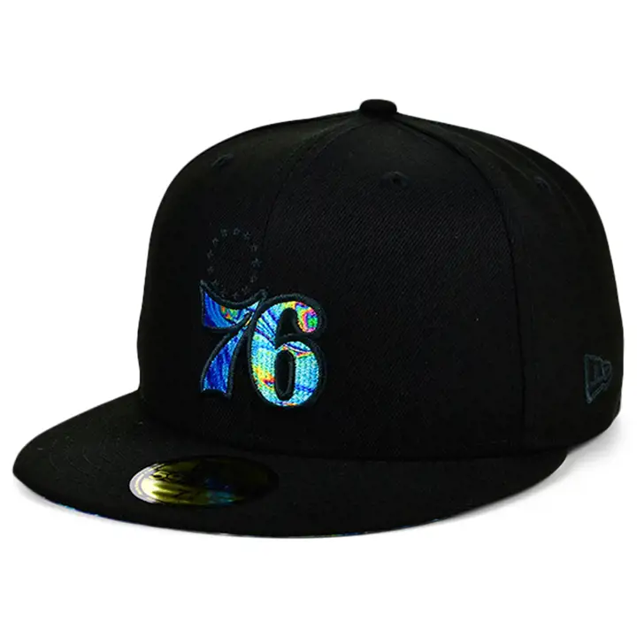 PHILADELPHIA 76ERS NBA OIL DYE 59FIFTY blk
