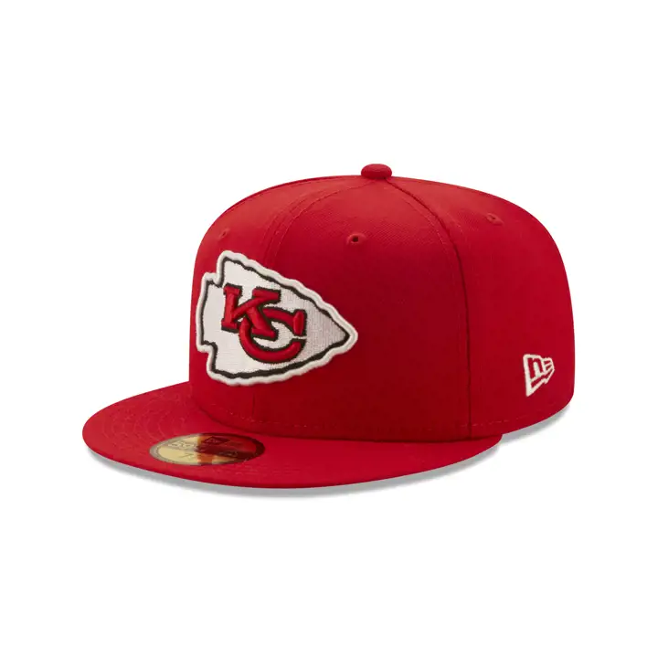 Casquette 59FIFTY rouge NFL SB Multi Patch des Chiefs de Kansas City