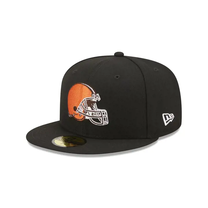 Casquette 59FIFTY NFL Anniversaire des Cleveland Browns Noire