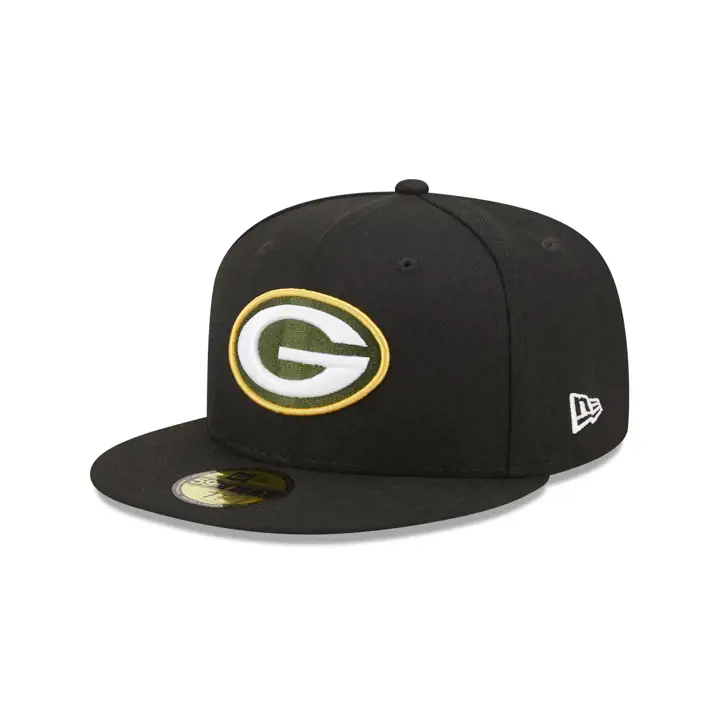 Casquette Green Bay Packers NFL Anniversary Patch 59FIFTY BLK