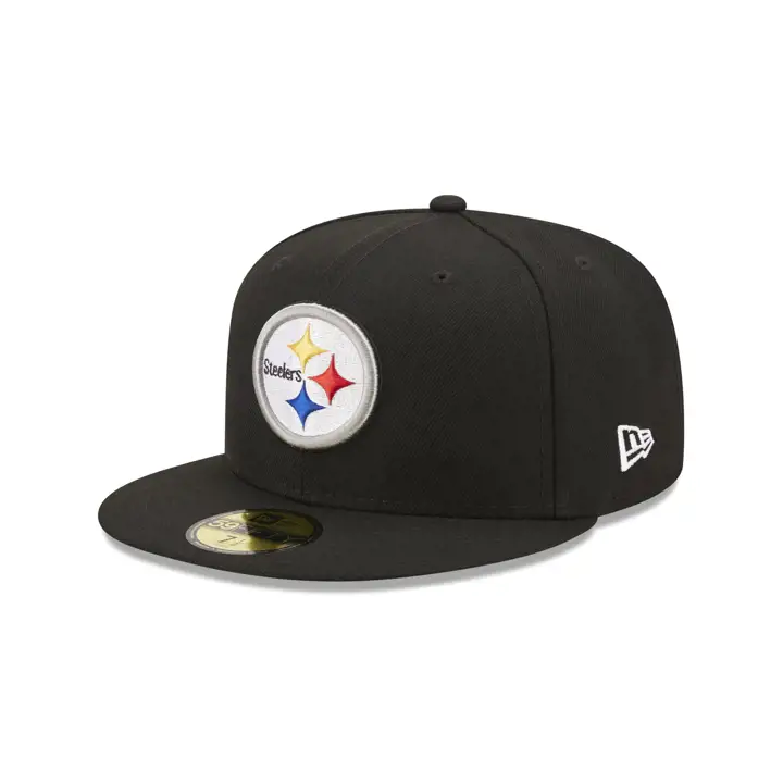 Pittsburgh Steelers Écusson Anniversaire NFL 59FIFTY NOIR