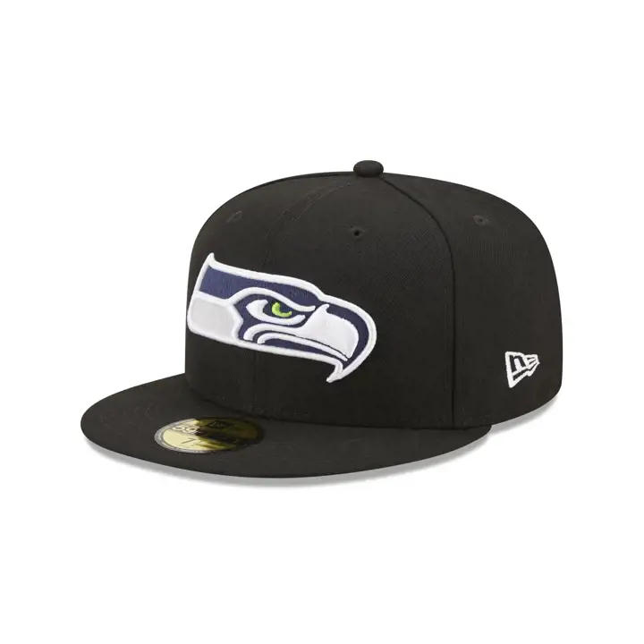 Casquette 59FIFTY NFL Anniversary Seattle Seahawks noire