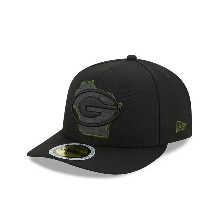 Green Bay Packers NFL 21 State Flective 59FIFTY BLK