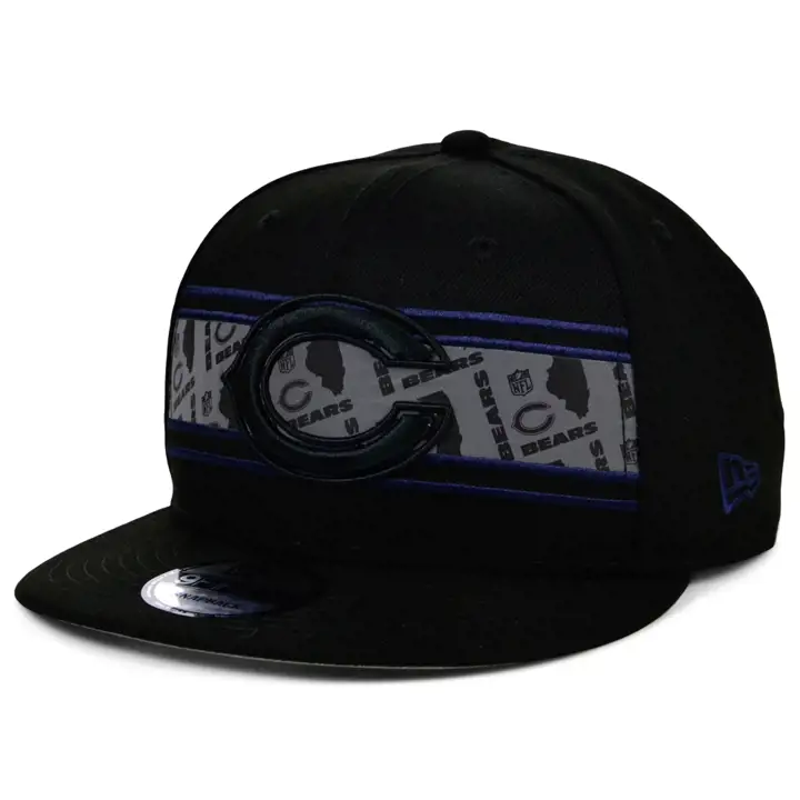 Chicago Bears NFL 21 State Flective 9FIFTY BLK