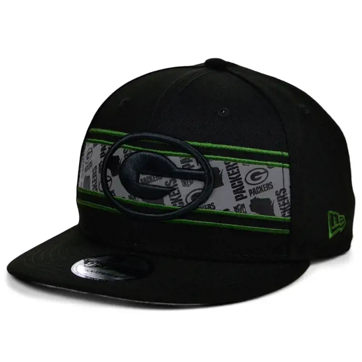 Green Bay Packers NFL 21 State Flective 9FIFTY BLK