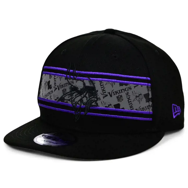 Minnesota Vikings NFL 21 State Flective 9FIFTY BLK