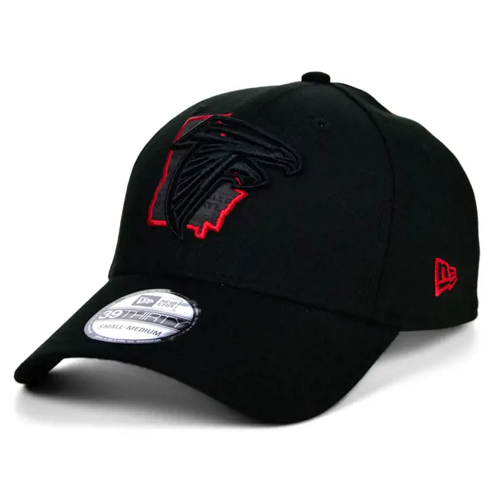 Atlanta Falcons NFL 21 Casquette Flective 39THIRTY NOIRE