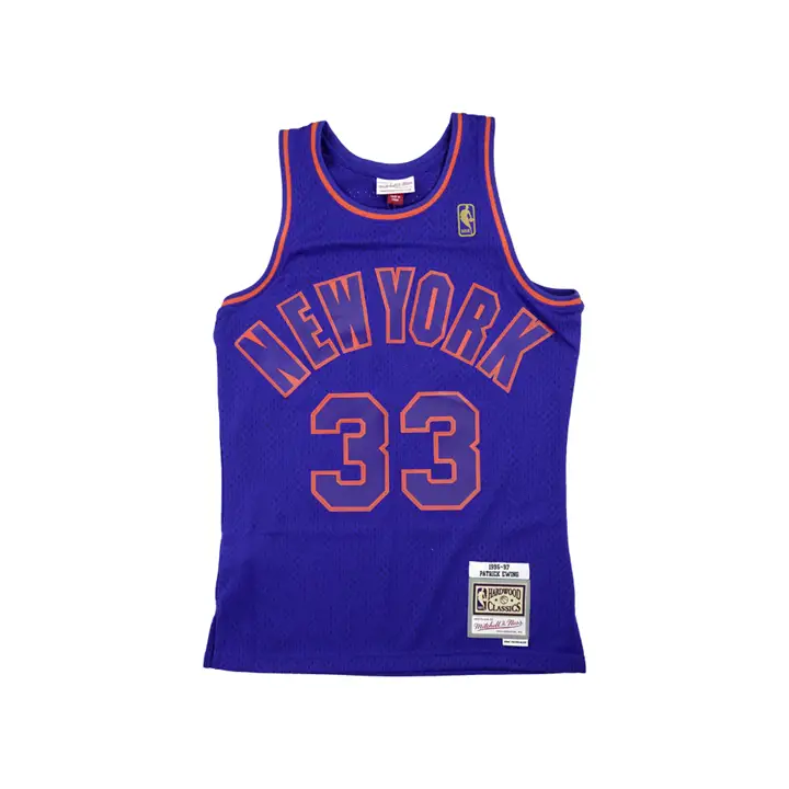 Maillot Swingman M&N des KNICKS NBA Patrick Ewing BLEU