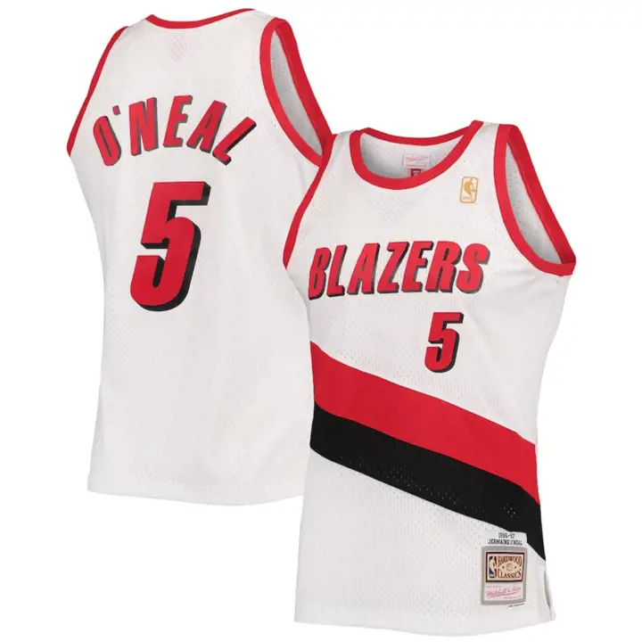 BLAZERS NBA M&N Maillot Swingman Jermaine O'Neal WHT