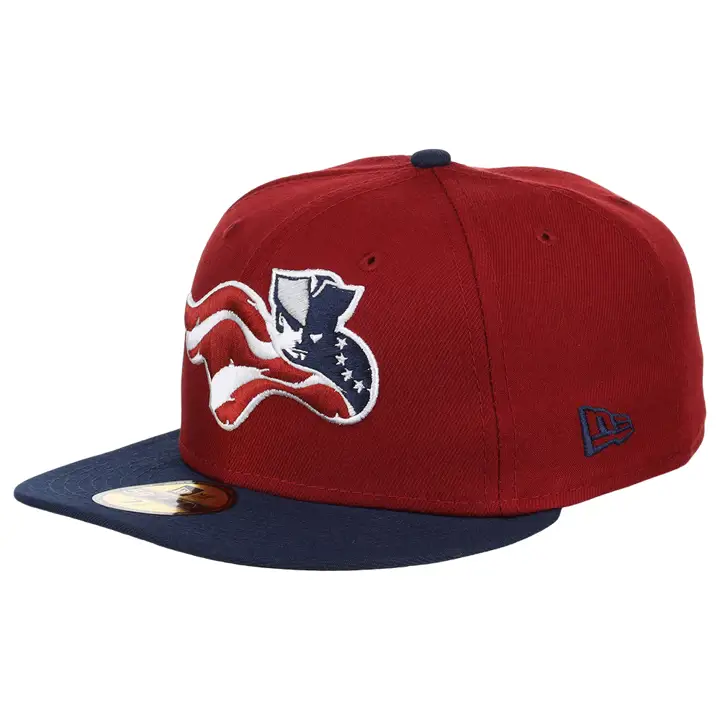 Casquette 5950 Somerset Patriots MILB rouge/marine