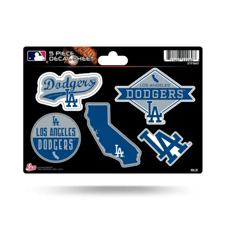 Lot d'autocollants Los Angeles Dodgers