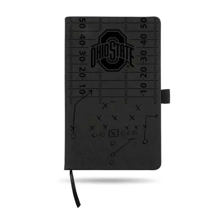 Carnet de notes Ohio State Buckeyes Laser Color noir