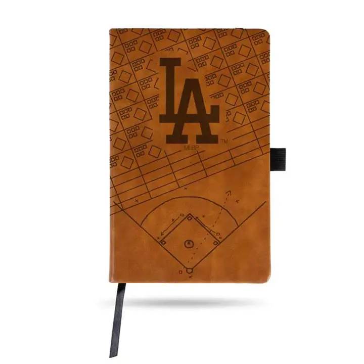 Carnet de notes Los Angeles Dodgers Laser Color marron