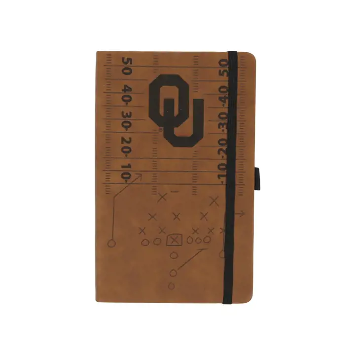 Carnet laser de couleur Oklahoma Sooners marron