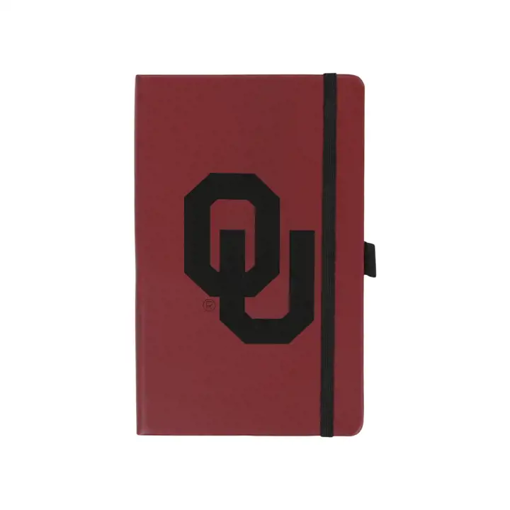 Carnet de notes couleur de l'équipe des Oklahoma Sooners rouge