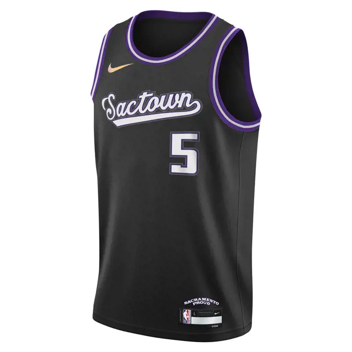 SAC KINGS NBA Maillot Jeunesse Mixtape Swingman 21 De'Aaron Fox B