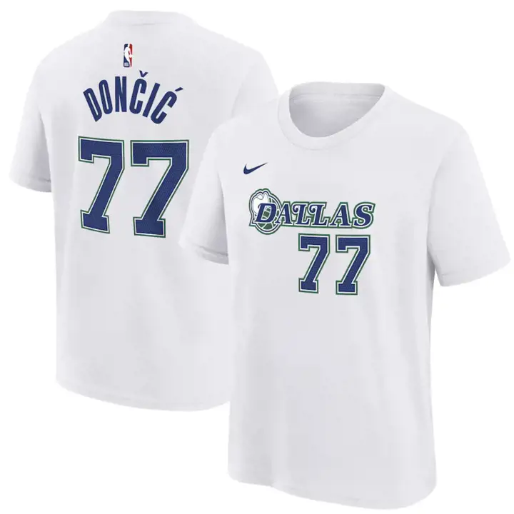 T-shirt MAVS NBA Youth Mixtape N&N 21 Luka Doncic BLANC