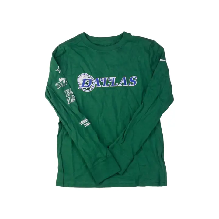 Dallas Mavericks NBA Jeune CTS MMT Manches Longues 21 vert