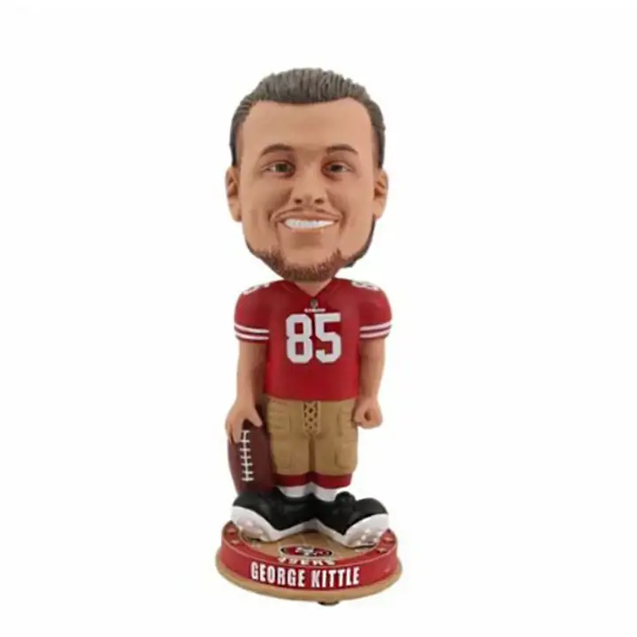 San Francisco 49ers Bobblehead Tête branlante George Kittle AST