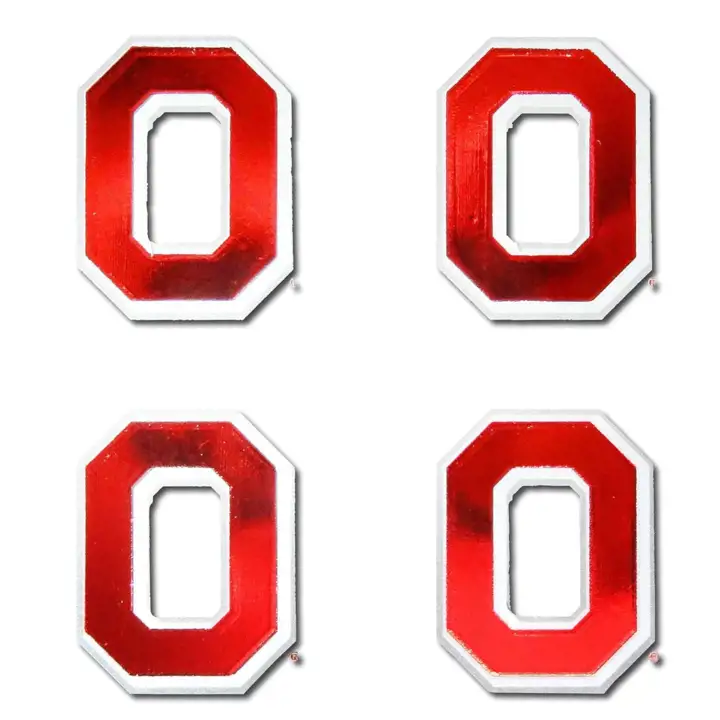 Tatouages métalliques Ohio State Buckeyes