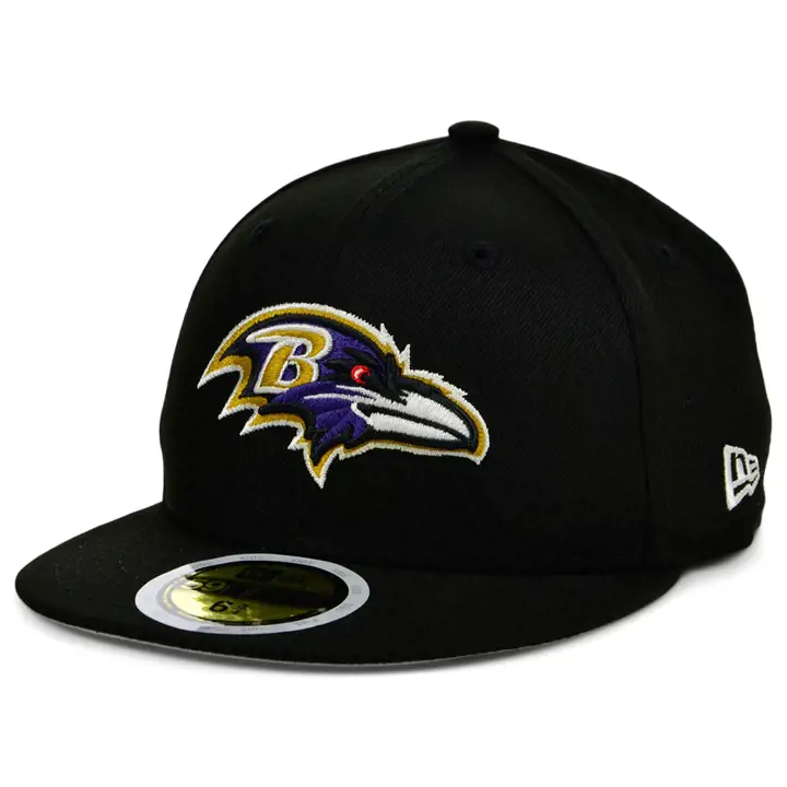 Casquette enfant 59FIFTY Team Basic NFL des Baltimore Ravens noire