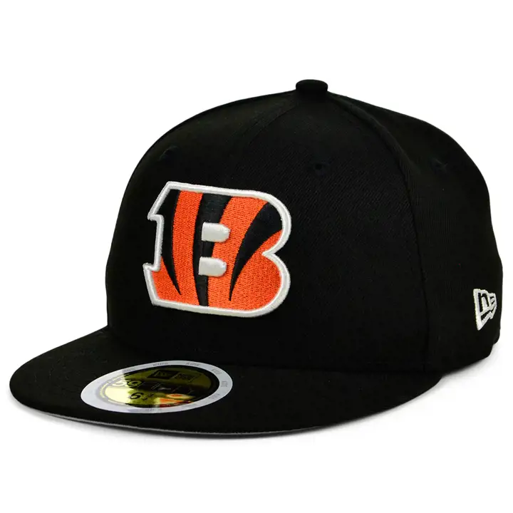 Casquette 59FIFTY enfant noir basique équipe NFL Cincinnati Bengals