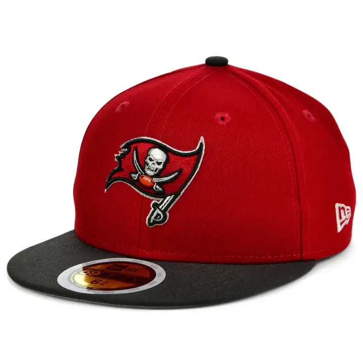 Casquette Tampa Bay Buccaneers NFL pour enfant 59FIFTY Rouge/Charbon