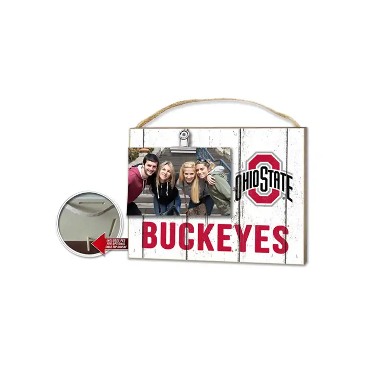 Plaque photo à clipser Ohio State Buckeyes 10x8 ast