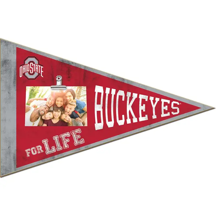 "Ohio State Buckeyes 18.5\"x12\" Fanion à pince - Photo ast"