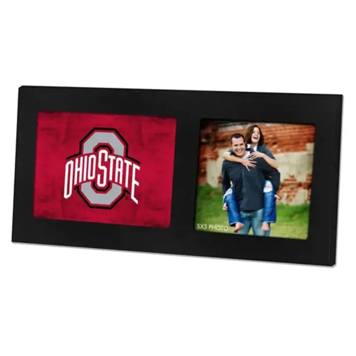 Cadre photo avec logo couleur des Buckeyes d'Ohio State, 8x16