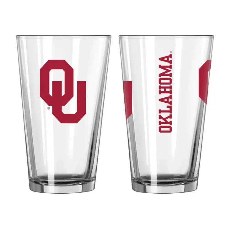 Verre à pinte du jour de match des Oklahoma Sooners