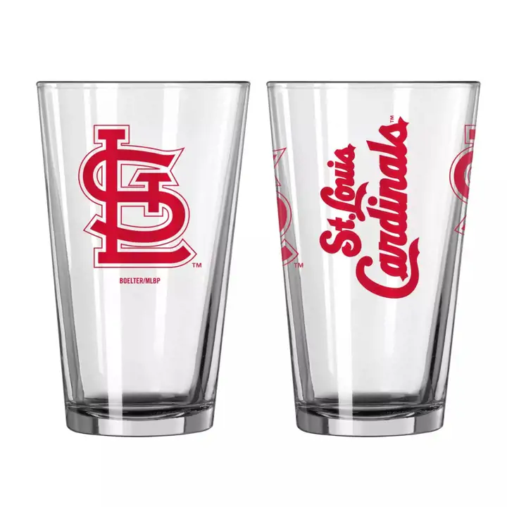 Verre à pinte de jour de match des Cardinals de St. Louis