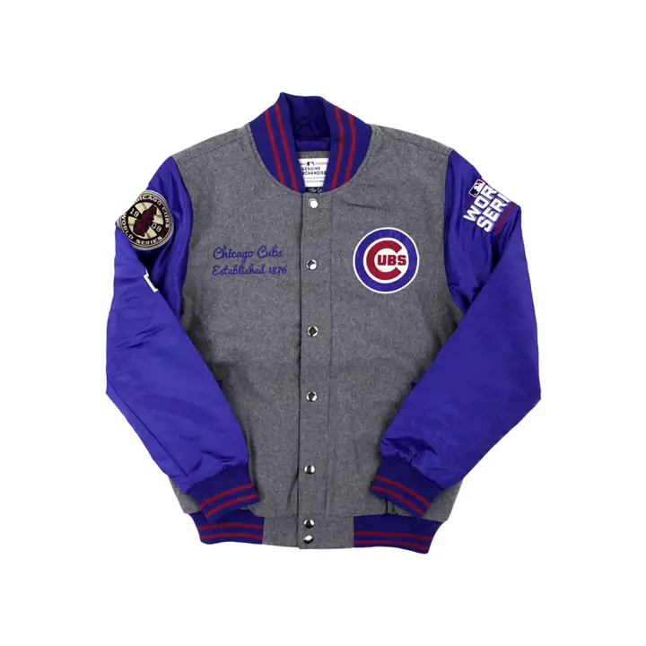 Veste commémorative Chicago Cubs MLB Bullpen gris