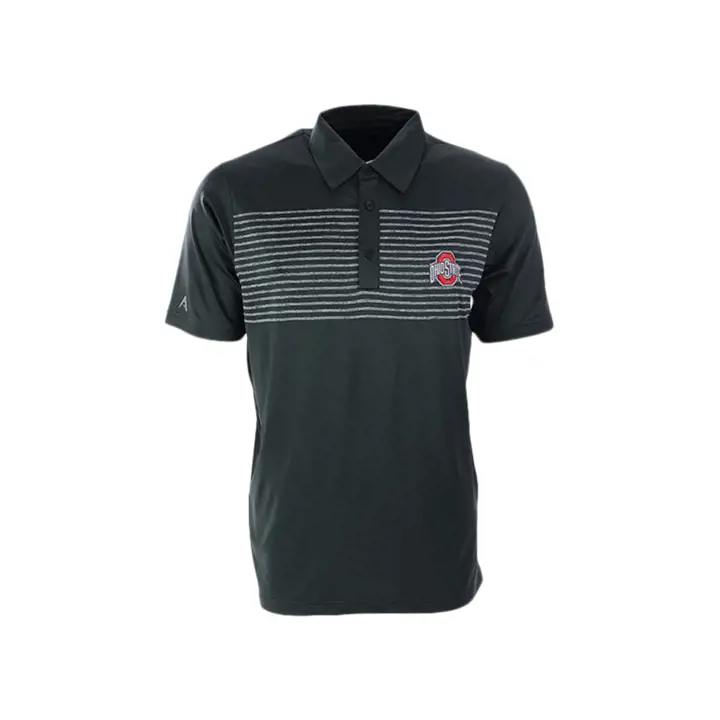 Ohio St B NCAA Prestige Polo Anthracite/bpc