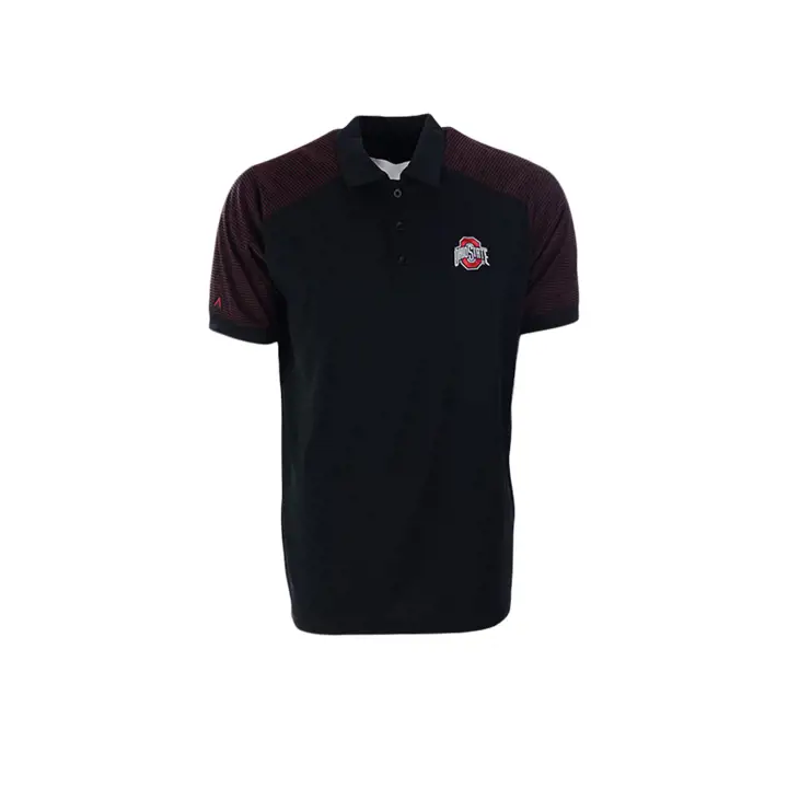 Ohio St B NCAA Engage Polo rouge/bla