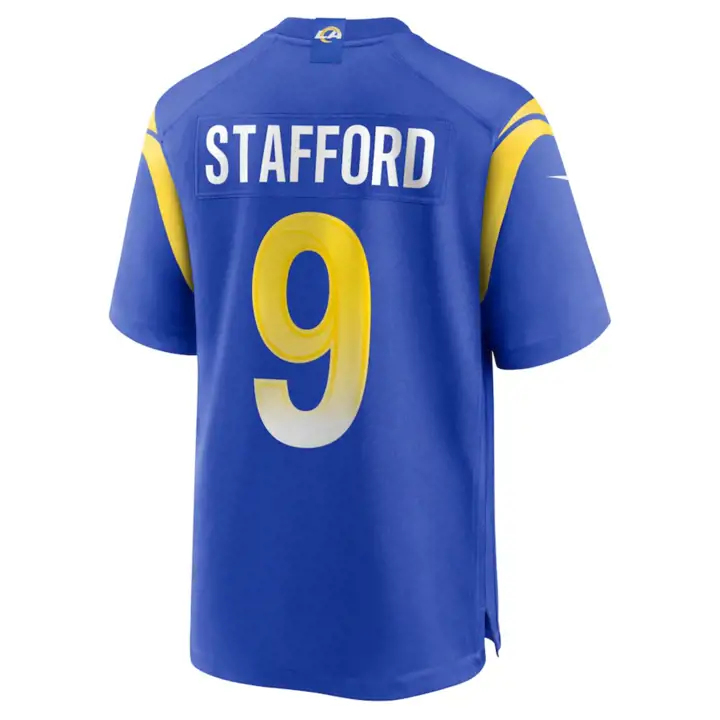 Maillot de match jeune NFL LA Rams Matt Stafford rbl