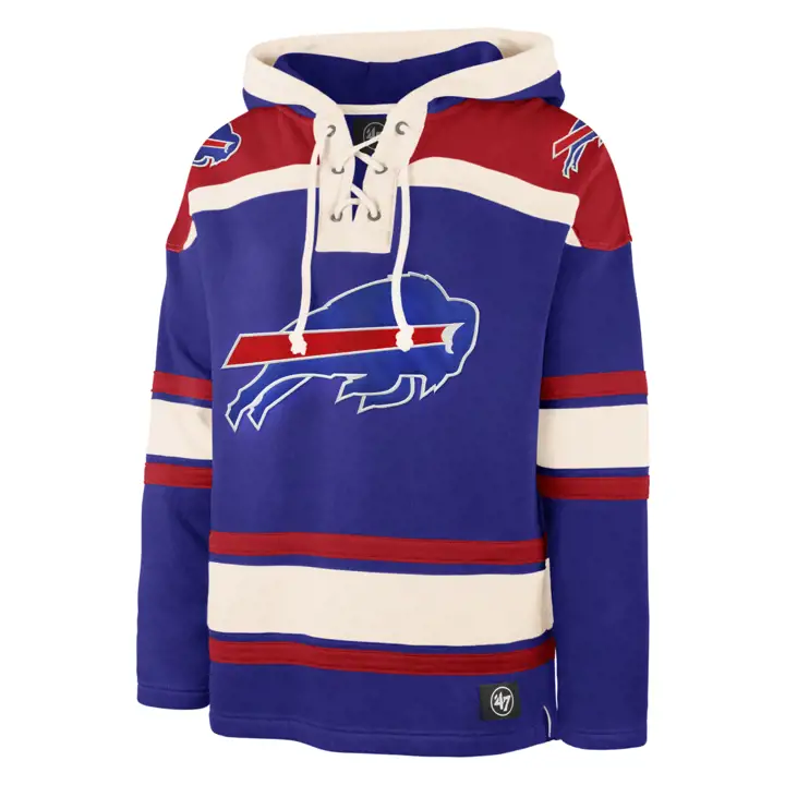 Hoodie à lacets bleu NFL Buffalo Bills Superior 21