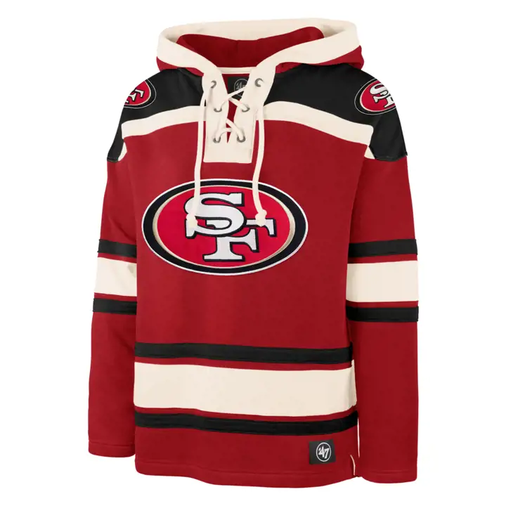 San Francisco 49ers NFL Superior Lacer Hood 21 Rouge