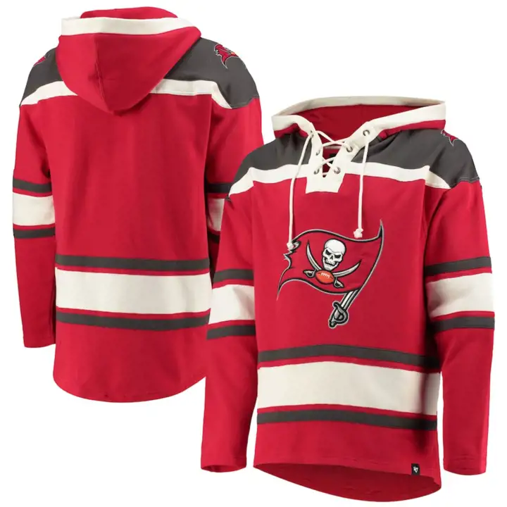 Tampa Bay Buccaneers NFL Superior Lacer Hood 21 Rouge