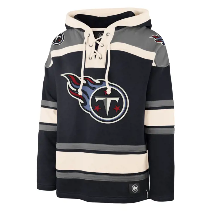 Tennessee Titans NFL Sweat à Capuche Lacé Supérieur 21 Marine