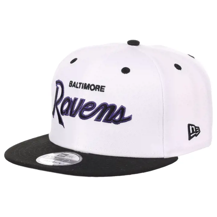 Baltimore Ravens NFL Throwback Script 9FIFTY BLA/NOR