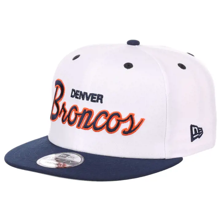 Casquette Denver Broncos NFL Throwback Script 9FIFTY BLANC/BLEU MARINE