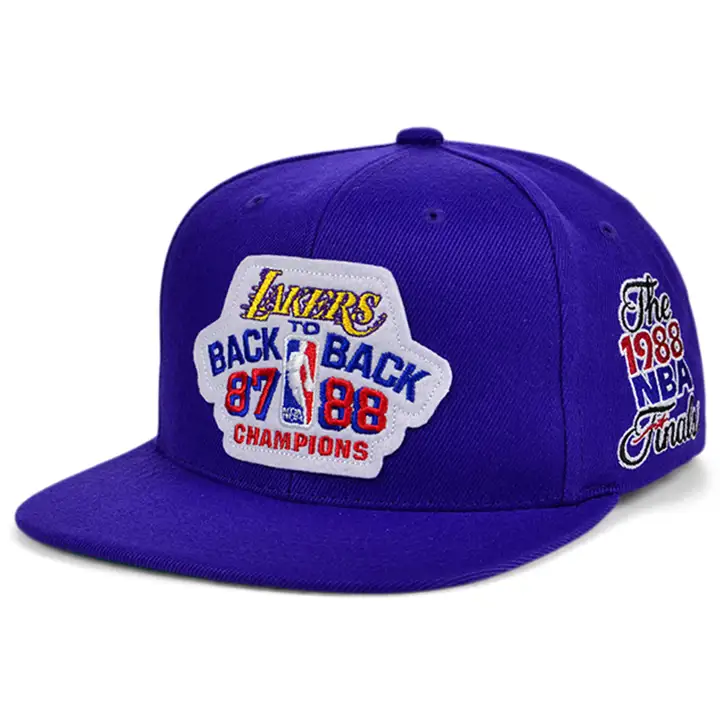 LOS ANGELES LAKERS HWC 88 CHAMP SNAPBACK pur