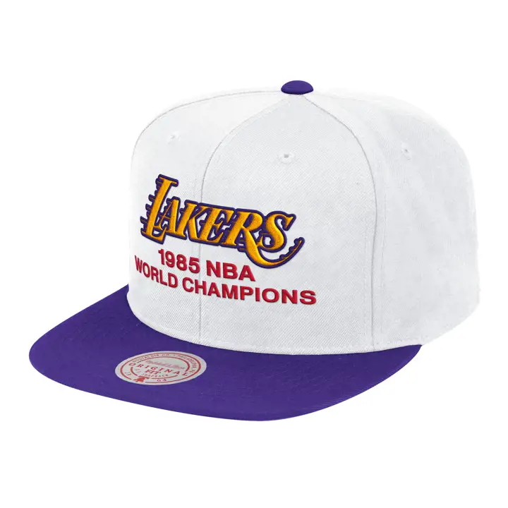 LOS ANGELES LAKERS 85 CHAMP SNAPBACK HWC bla/vio