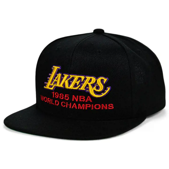 Casquette Snapback LOS ANGELES LAKERS WORLD CHAMPS HWC noire