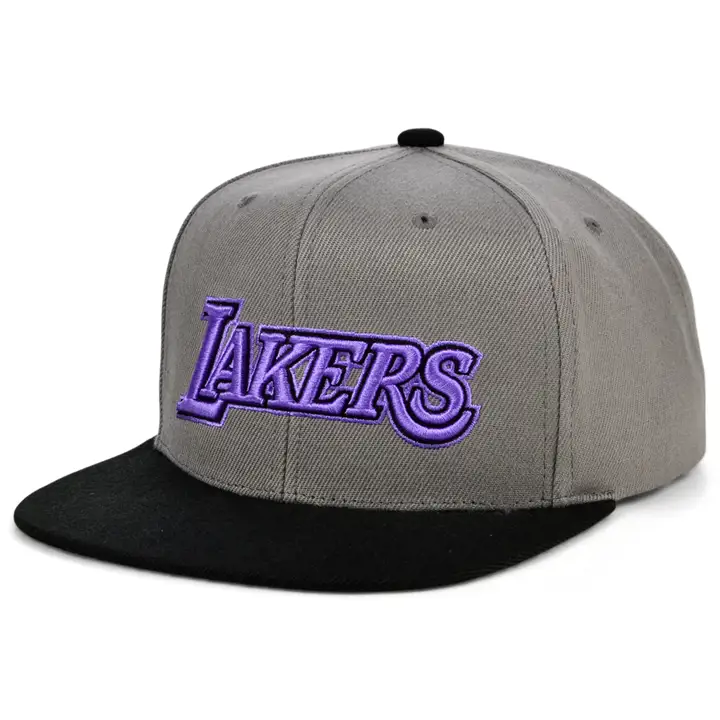 LOS ANGELES LAKERS NBA CASQUETTE NEON LIGHTS gris/noir/mauve