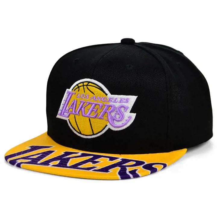 CASQUETTE SNAPBACK HWC SWINGMAN POP LOS ANGELES LAKERS noir/jaune