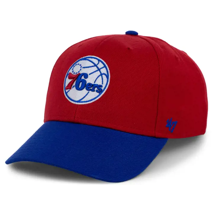 Philadelphia 76ers NBA Champs Écusson latéral 2 tons '47 MVP Rouge/